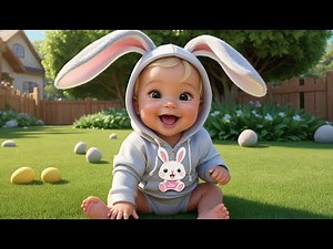 Baby Bunny Bounce Bounce Joy | Cute Bunny Song for Kids | Fun Counting & Action Rhyme
