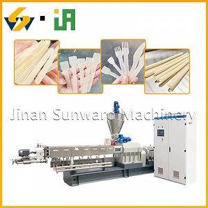 [Hot Item] New Tech Edible Rice Drinking Straw Manufacturing Plant Eco Cutlery Making Machine