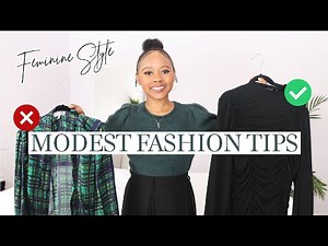 7 Modest Fashion Hacks & Feminine Style Tips for How to Dress Modestly! ft. Aurelie Gi Review 💕