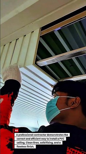 Pro Installer Shows How to Install PVC Ceiling the Right Way