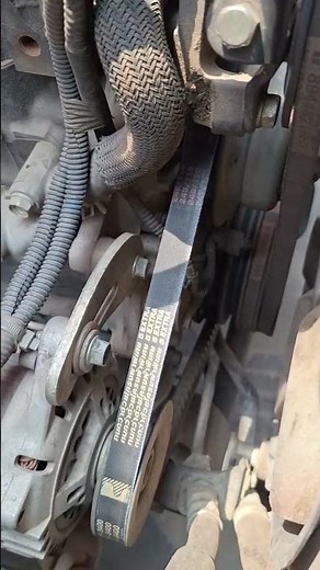 How to adjust your alternator belt.