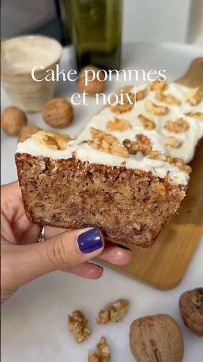 Cake pomme et noix #recettefacile #recette #gateau #cake