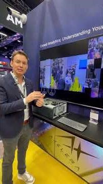 Bram Verhoef of Axelera Al discusses crowd analytics at booth 5-237 at #embeddedworld #ew26
