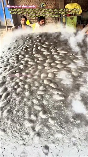 Techniques simples pour fabriquer des blocs de mousse noire afin de réduire le gaspillage
