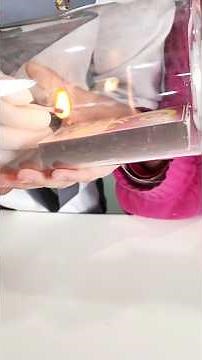 [Experiment] What happens if you light a match in a vacuum? The result is unexpected lol