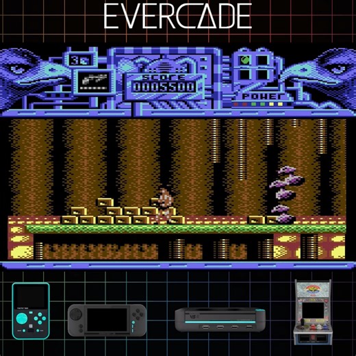 Some of the best 8-bit home computer games of all time are coming to Evercade with Thalamus Collection 1! Games like Hawkeye, an all-action scrolling platformer with great visuals and sound. Can you tell it was made by demoscene veterans? https://evercade.co.uk/cartridges/thalamus-collection-1/ | Evercade