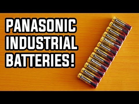 Panasonic Industrial LR6 AA Alkaline Batteries Review [4K]