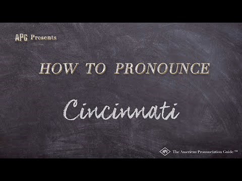 How to Pronounce Cincinnati (Real Life Examples!)