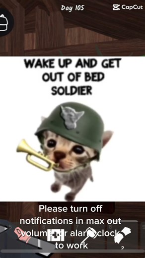 Alarm clock template #99nightintheforest #roblox #robloxmemes #alarm ￼￼