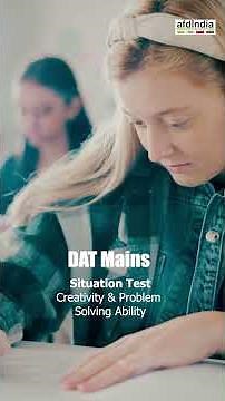 NID DAT Mains | Studio Test & Creativity Assessment Explained