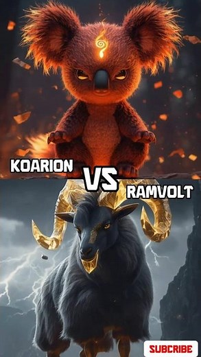 Fusion Evolution: Koarion vs Ramvolt – New Pokémon Battle of Fire and Thunder 🔥⚡
