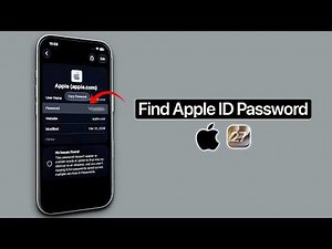 iOS 27 - How to Find Apple ID Password on iPhone?