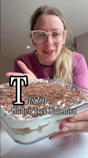 Gluten Free Tiramisu Recipe with gluten free sponge fingers! #glutenfreerecipe #glutenfreedessert