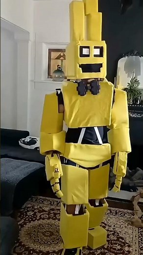 8-bit spring Bonnie suit up#fnaf #cosplay #fivenightsatfreddys