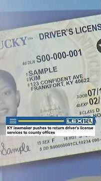 KY lawmaker pushes to return driver's license services to county offices amid fraud allegations