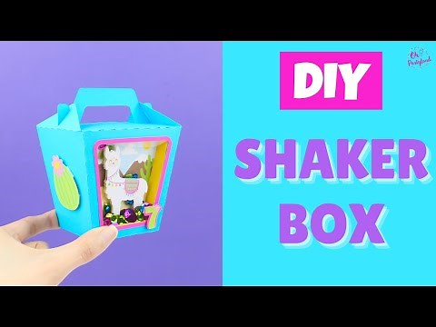 How to make a Shaker Box with handle | DIY Candy box | Ohpartyland! 🎊|