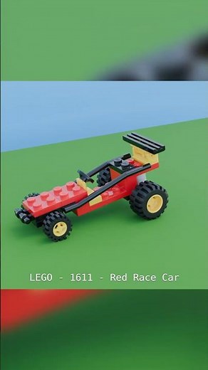 LEGO instructions - Red Race Car - 1611 #lego #assembly #instructions #1611