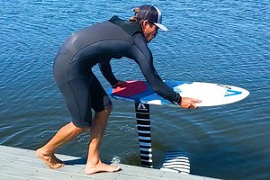 How to Dock Start and Pump a Foilboard