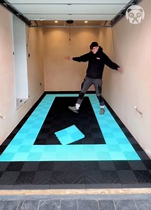 Garage floor transformation with adjustable tiles Partner: garagestyleltd IG: https://www.instagram.com/garagestyleltd/ FB: https://www.facebook.com/Garagestyleltd/ TT: https://www.tiktok.com/@garagestyleltd | Vivalanga