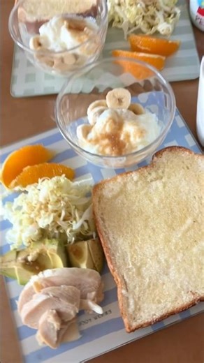 26318B 朝食プレート トースト&チキン #shorts