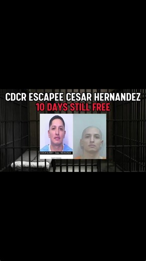 CDCR MURDER ESCAPEE 10 DAYS STILL ON THE RUN. #cdcr #prison #inmate #california