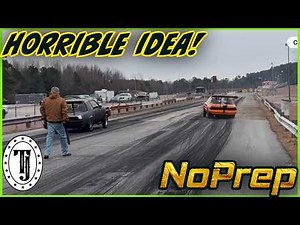 Backside NoPrep Drag racing // Super Sketchy Surface // Nitrous v/s Turbo