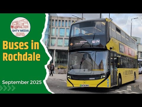 Bus Spotting at Rochdale Bus Station (September 2025)