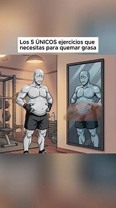 Los 5 ÚNICOS ejercicios que necesitas para quemar grasa#gym #parati #cambiofisico #fyp #vairal