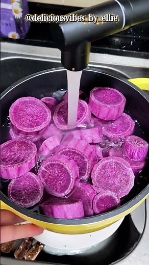 Watch Purple Mash Turn PINK! 🥔💜✨ (Food Magic) #food #yummy #recipe #cooking #homecuisine