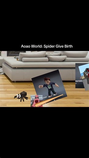 Aoao World: Spider Give Birth