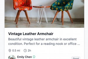 AI-Powered Local Community Exchange & Donation App