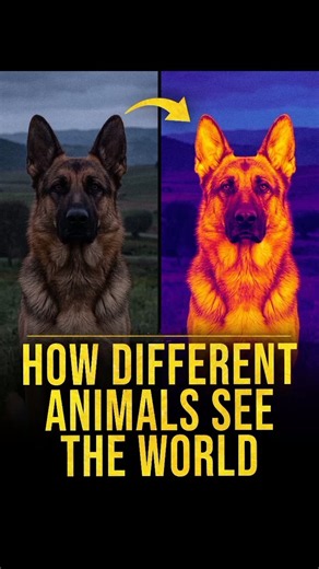 HOW DIFFERENT ANIMALS SEE THE WORLD.
