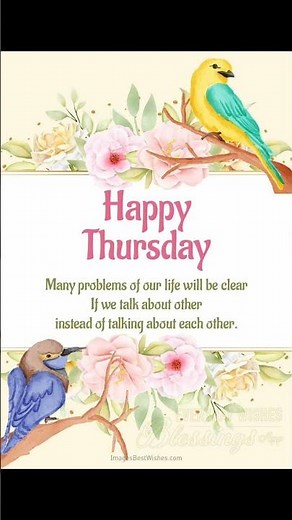 Happy Thursday Blessings | Beautiful Good Morning Thursday Quotes Images Messages Greetings