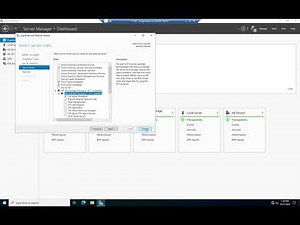 Adding roles and features using Server Manager