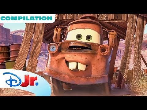 Every Mater’s Tall Tale Short | Pixar's Cars Toon | Mater’s Tall Tales | Compilation | ‪@disneyjr‬