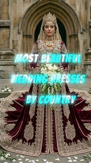 Top 10 Most Beautiful Wedding Dresses by Country 👰🌍 | Stunning Bridal Traditions Around the World