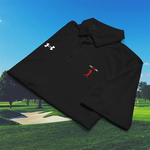 Unlimited Under Armour® Golf Polo Shirt, Embroidered Performance Polo for Men, Moisture Wicking Anti-odor, Golf Gift for Him - Etsy