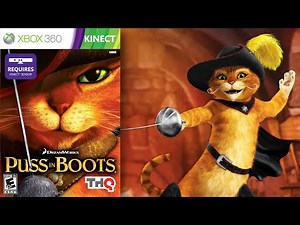 DreamWorks Puss in Boots [2011] (Xbox 360) longplay with Kinect