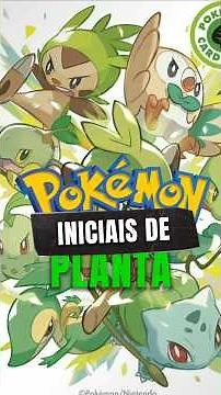 POKEMON INICIAIS de PLANTA 🍃 #pokemon #anime #planta