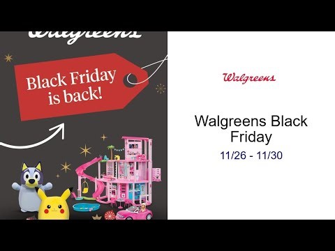 Walgreens Black Friday 11/26 - 11/30