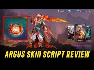 NEW ARGUS EPIC SKIN | ARGUS SKIN SCRIPT - MLBB