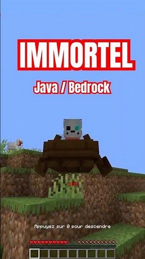 This trick makes you IMMORTAL while falling in Minecraft #minecraftshorts #minecraft #tutorial #f...