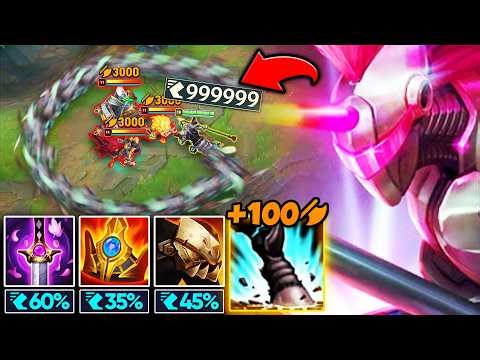 Hecarim but I ONLY build move speed items and my passive grants me over 100 AD