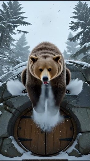 POV: Snow Forest Shelter – What Happens After the Door Closes? ❄️🚪