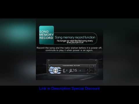 Podofo 1din Car Radio Stereo Universal Car mp5 Player 7" HD with Bluetooth FM Radio Receiver