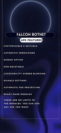 Falcon Android Botnet We've received many questions about its features and price.
