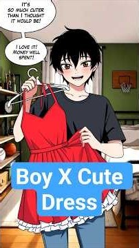 Secret Cute Dress FOUND By His MOTHER! #crossdressing #femboy #genderbender #transfem