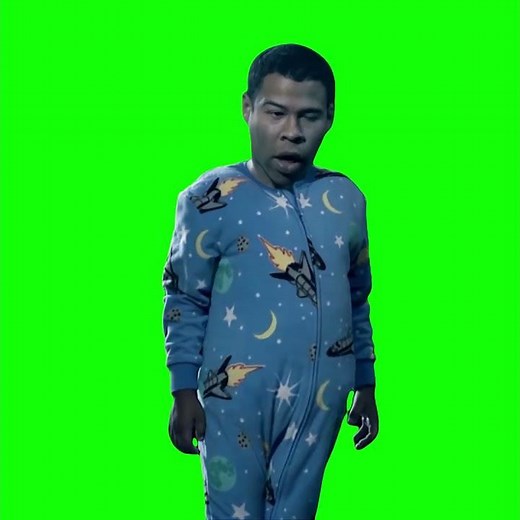 Jordan Peele "Goo Goo Gaga I Want Milk" Green Screen