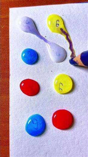 “Magic Color Drops | Satisfying Water & Number Experiment💦 #colormixing #art #colormixingmagic