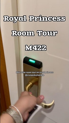 Mini suite room tour M422 on royal princess #princesscruises #princessminisuite # #cruiseshorts